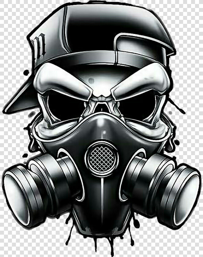 Skull Gas Mask Png   Gas Mask Skull Graffiti  Transparent PngTransparent PNG