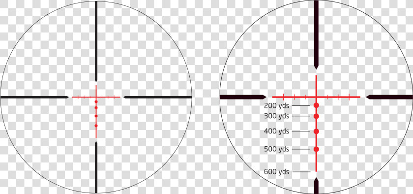 Bdc 600 Ir Reticle Y   Athlon Optics Talos 6  HD Png DownloadTransparent PNG