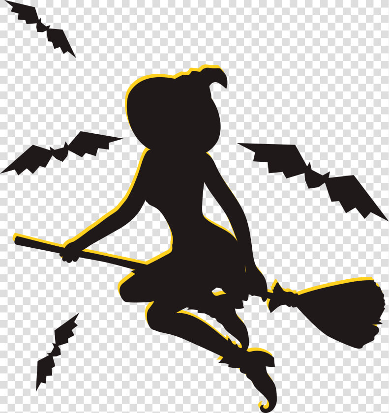 Halloween Witch Poster   Flying Halloween Witch Png  Transparent PngTransparent PNG