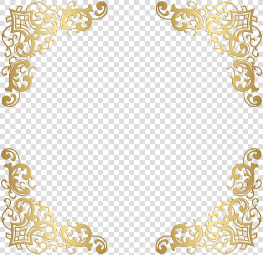 Free Png Download Gold Decorative Corners Transparent   Gold Decorative Frame Png  Png DownloadTransparent PNG