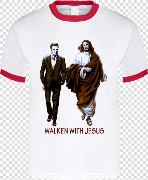 Transparent Christopher Walken Png   T Shirt With Jesus  Png DownloadTransparent PNG