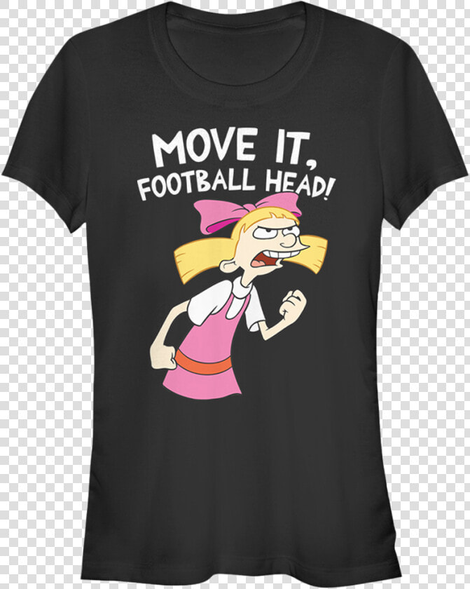 Junior Move It Football Head Hey Arnold Shirt   Helga Hey Arnold Shirt  HD Png DownloadTransparent PNG