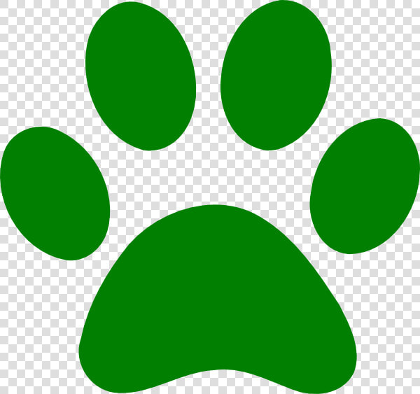 Green Paw Print Clip   Green Paw Print Clip Art  HD Png DownloadTransparent PNG