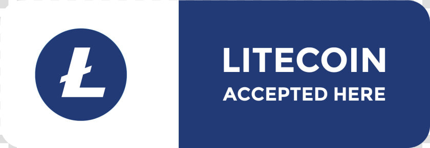 Litecoin Accepted Here Logo  HD Png DownloadTransparent PNG