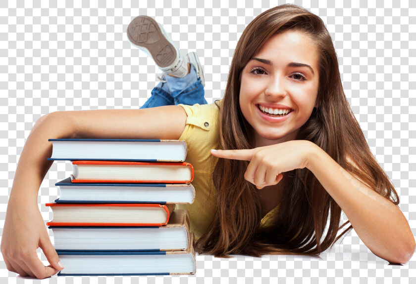 High School Students Png   Student With Books Png  Transparent PngTransparent PNG