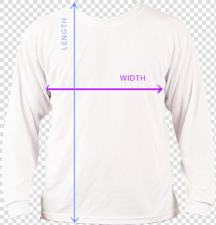 Dorkypop Shirt Measurement   Long sleeved T shirt  HD Png DownloadTransparent PNG