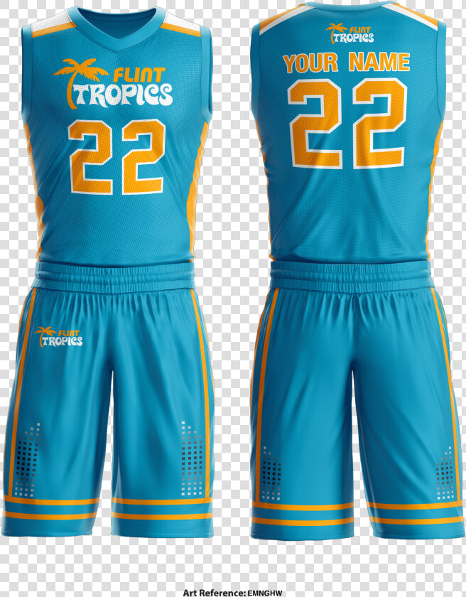 Flint Tropics Basketball Uniform   Flint Tropics Full Uniform  HD Png DownloadTransparent PNG