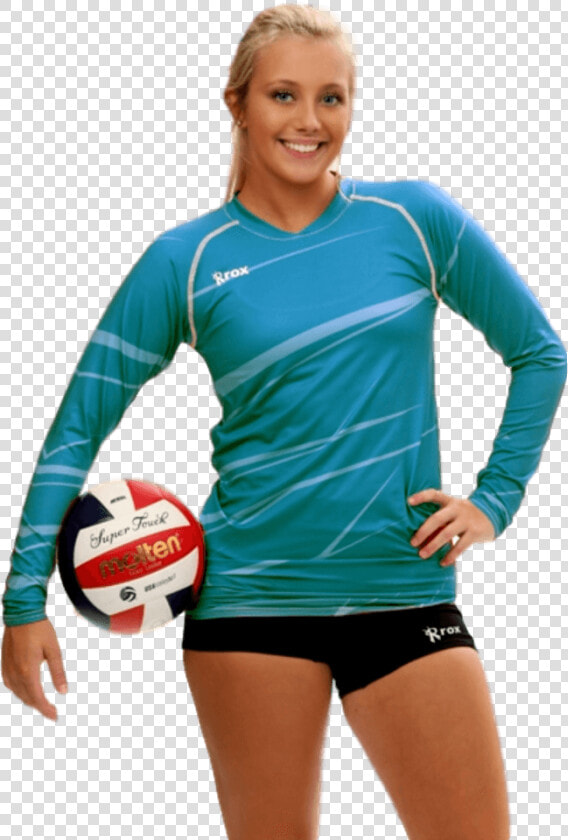 Long Sleeve Volleyball Jerseys  HD Png DownloadTransparent PNG