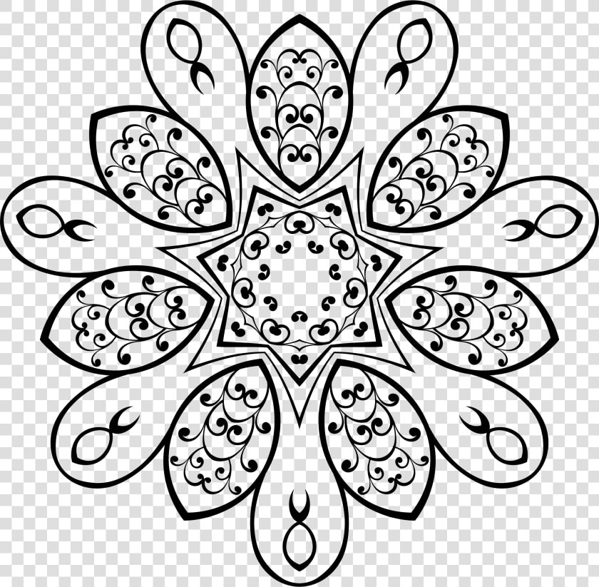 Stylish Floral Design 5 Clip Arts  HD Png DownloadTransparent PNG