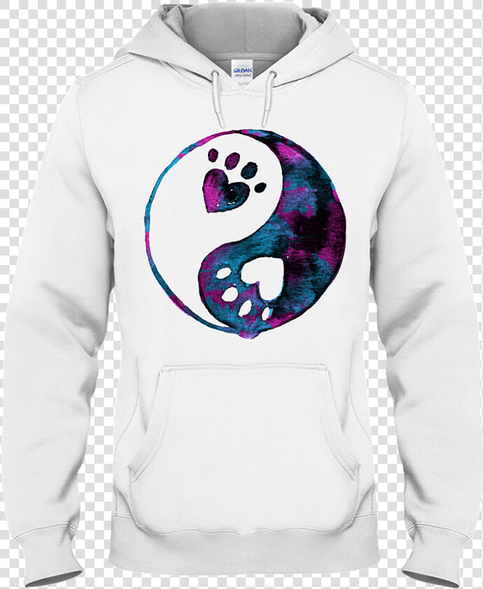 Blue Yin yang Paw Watercolor Hoodie Class   Post Malone Bud Light Hoodie  HD Png DownloadTransparent PNG