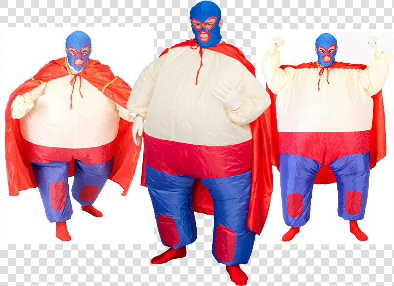 Lucha Libre Mexican Wrestler Chub Suit Adult Costume   Cape  HD Png DownloadTransparent PNG