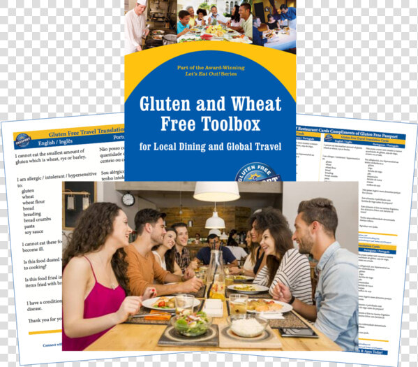 Glutenfree Passport Gluten Free Travel Paks Portugal   Almorzar En Restaurante  HD Png DownloadTransparent PNG