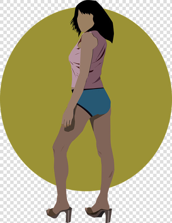 Woman  Attitude  Posture  Person  Concentration  Sexy   Cartoon  HD Png DownloadTransparent PNG