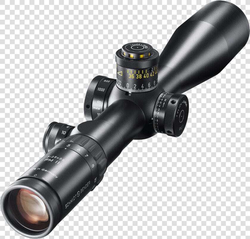 Schmidt  amp  Bender® 5 25x56 Pm Ii Rifle Scope W illuminated   Schmidt And Bender Pmii 5  HD Png DownloadTransparent PNG