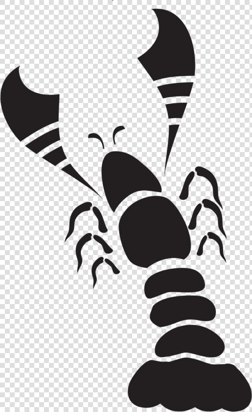 Transparent Krill Clipart   Lobster Silhouette Png Free  Png DownloadTransparent PNG