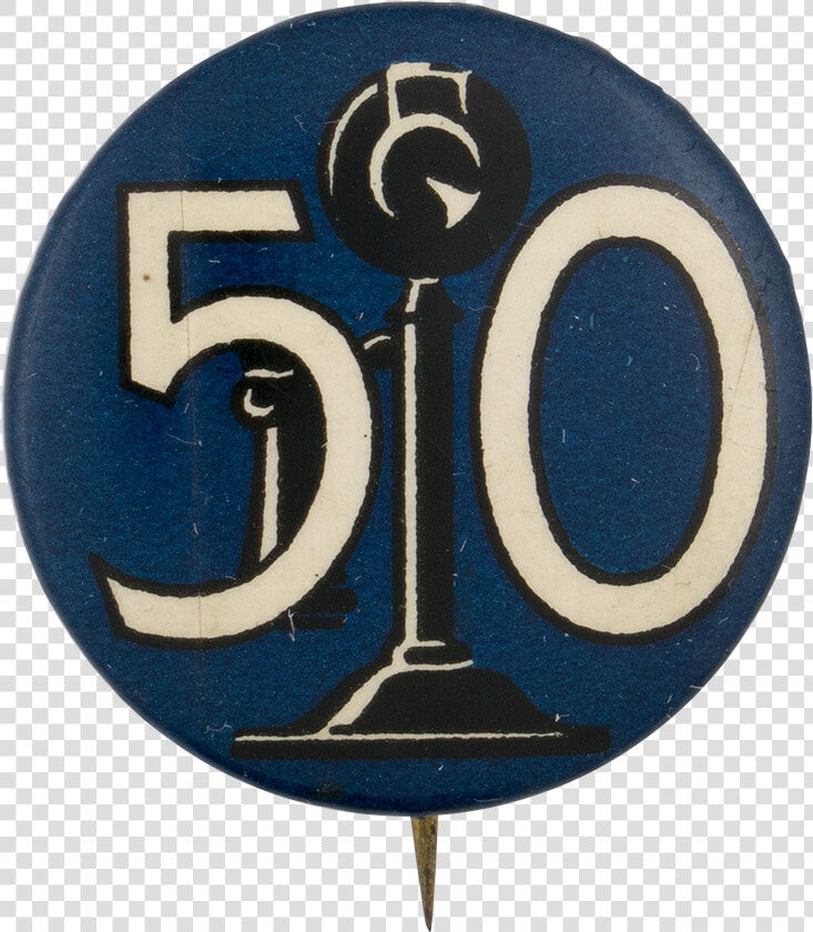 Telephone 50th Anniversary Event Button Museum   Emblem  HD Png DownloadTransparent PNG