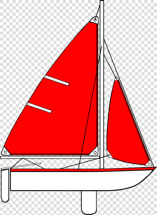 Free Red Boat Cliparts   Red And White Sailing Boat Clipart  HD Png DownloadTransparent PNG