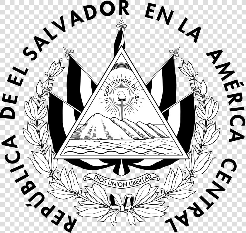 El Salvador Flag Drawing   Png Download  Transparent PngTransparent PNG