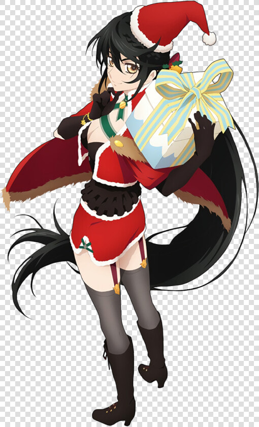 Cartoon anime black Character long Hair costume Design costume   Tales Of Berseria Transparent  HD Png DownloadTransparent PNG