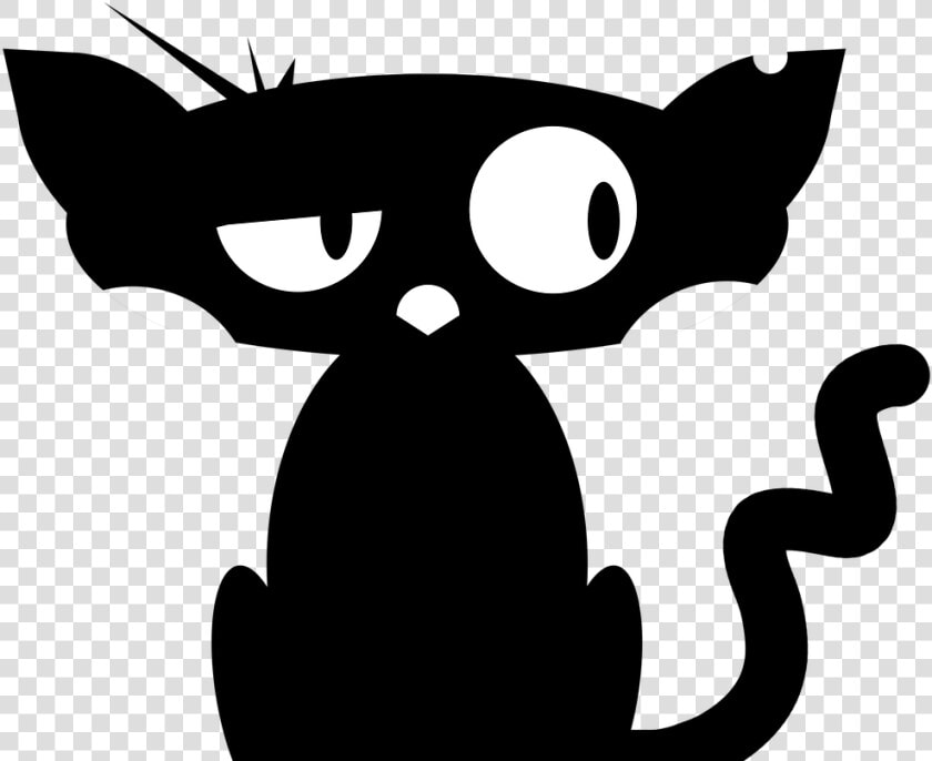 Isolated Funny Animal Free Photo   Funny Cat Silhouette Png  Transparent PngTransparent PNG