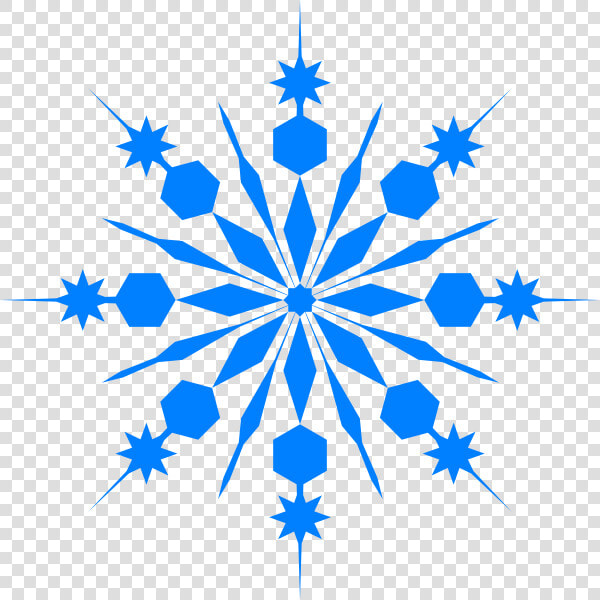 Snowflake Clip Art At Clker   Transparent Background Snowflake Clip Art  HD Png DownloadTransparent PNG