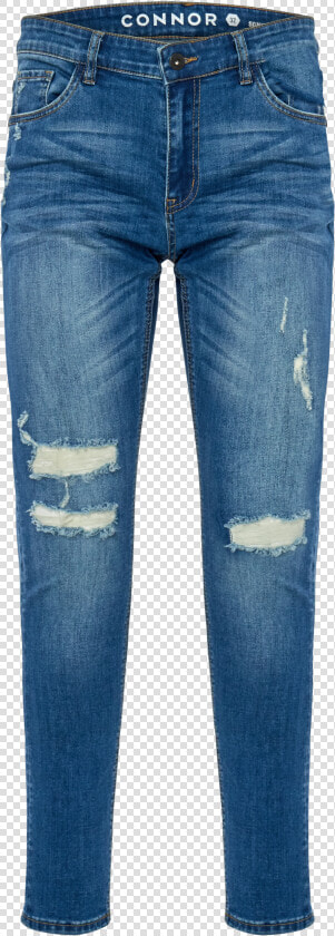 Zach Skinny Ripped Jean   Blue Jeans Ripped Transparant  HD Png DownloadTransparent PNG