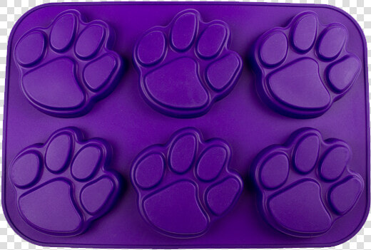 Pawprint Cupcake Or Muffin Pan Purple   Silicone Molds Png  Transparent PngTransparent PNG