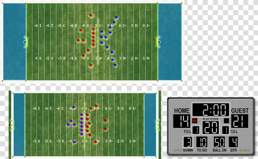 Cfl Football Field Vs Nfl  HD Png DownloadTransparent PNG