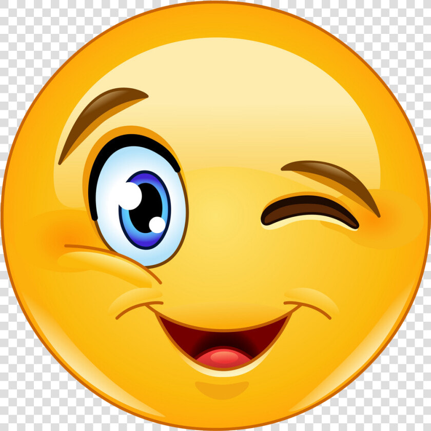 Winking Emoji Png   Wink Smiley  Transparent PngTransparent PNG