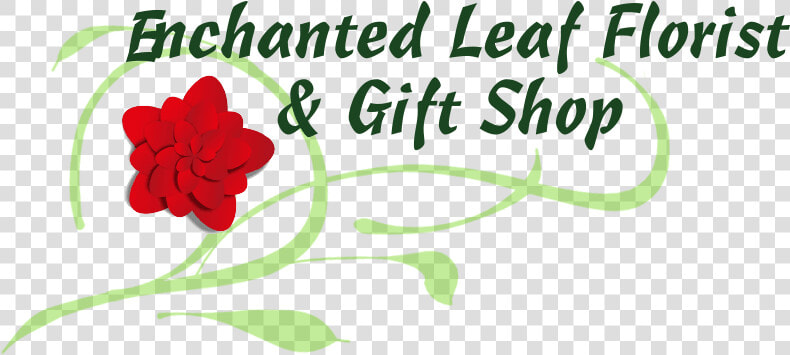 Enchanted Leaf Florist   Calligraphy  HD Png DownloadTransparent PNG