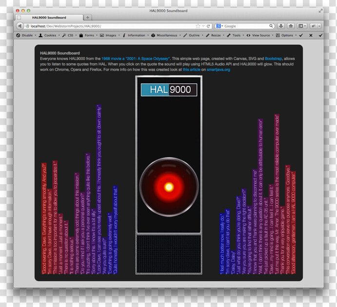 Hal9000 Soundboard   Hal 9000 Css  HD Png DownloadTransparent PNG