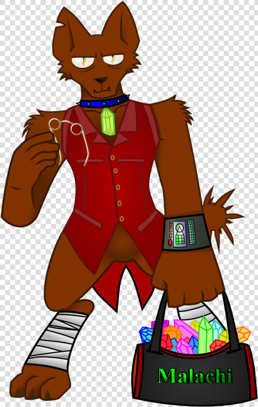 Sketchy Brush  Bag  Brown Fur  Clothes  Diamond Dog    Cartoon  HD Png DownloadTransparent PNG