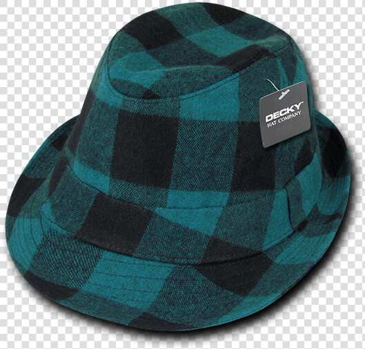 Decky Acrylic Plaid Lightweight Fedoras Trilby Panama   Fedora  HD Png DownloadTransparent PNG