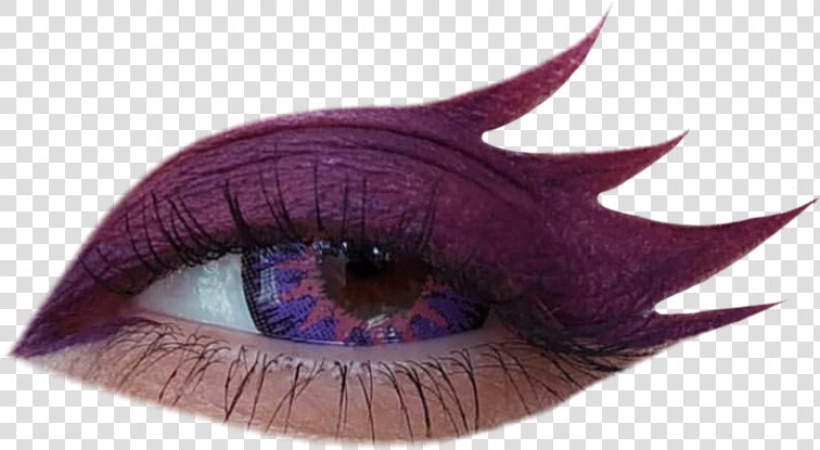  eye  eyes  png  pngs  purple  spikes  aesthetic  makeup   Eye Liner  Transparent PngTransparent PNG