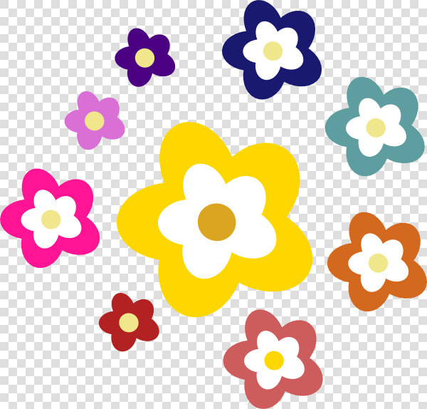 Transparent Herbs Clipart   Flowers Different Colors Clip Art  HD Png DownloadTransparent PNG