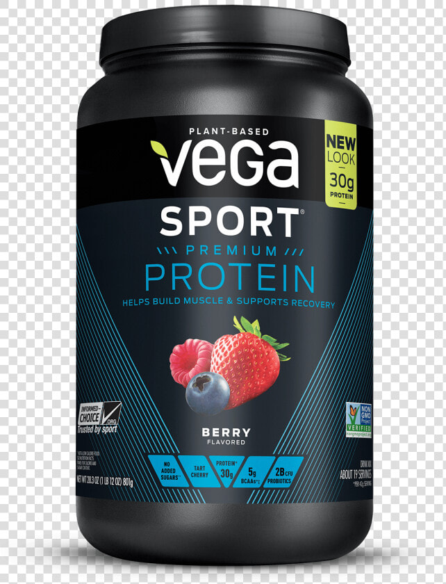 Vega Sport Premium Protein Berry Tub V   Vega One  HD Png DownloadTransparent PNG