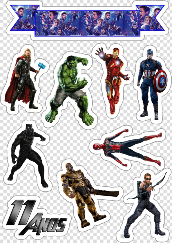 Topper Em Png Dos Vingadores  Transparent PngTransparent PNG