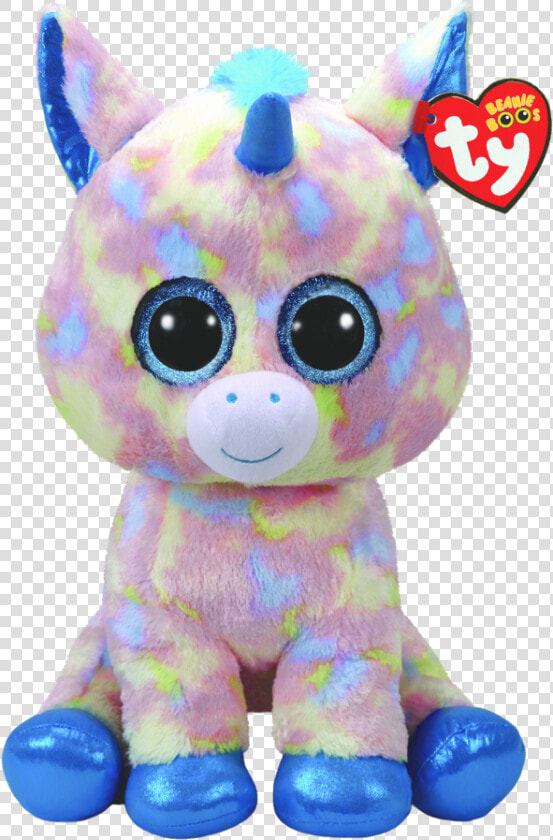 Blitz The Blue Multicoloured Unicorn Title Blitz   Big Unicorn Beanie Boo  HD Png DownloadTransparent PNG