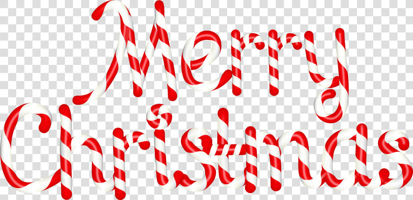 Cane Text Clip Art   Merry Christmas Candy Cane  HD Png DownloadTransparent PNG