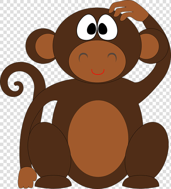 Monkey  Chimp  Ape  Chimpanzee  Animal  Cute  Cartoon   Cartoon Animals  HD Png DownloadTransparent PNG