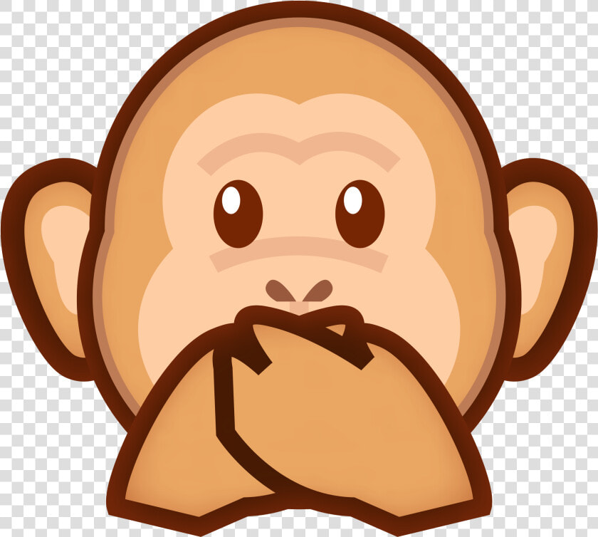 Peo speak No Evil Monkey   Clip Art  HD Png DownloadTransparent PNG