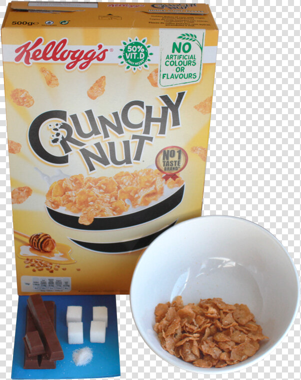 Transparent Honey Nut Cheerios Bee Png   Kelloggs Crunchy Nut Cornflakes 500g  Png DownloadTransparent PNG