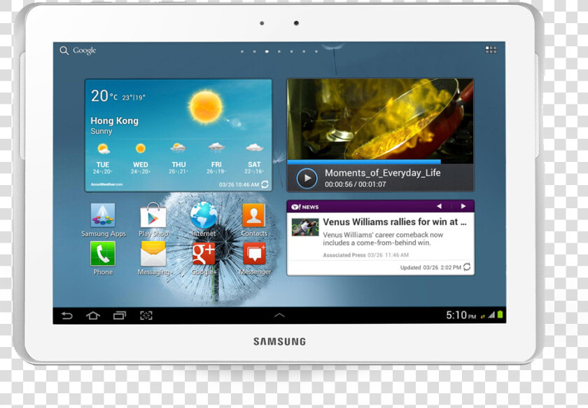 Samsung Galaxy Tab Gt P5100  HD Png DownloadTransparent PNG