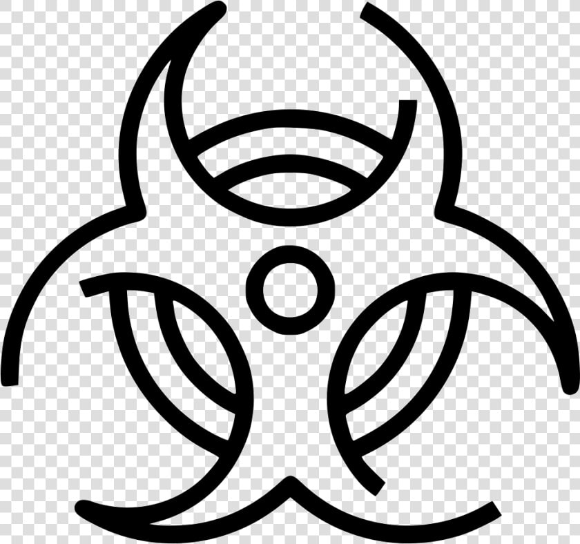 Biological Hazard   Easy Biohazard Drawing  HD Png DownloadTransparent PNG