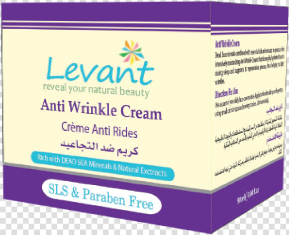 Anti Wrinkle Cream   Levant Anti Wrinkle Cream  HD Png DownloadTransparent PNG