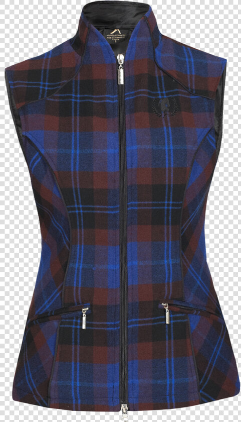 Arista Plaid Vest Blue   Tartan  HD Png DownloadTransparent PNG