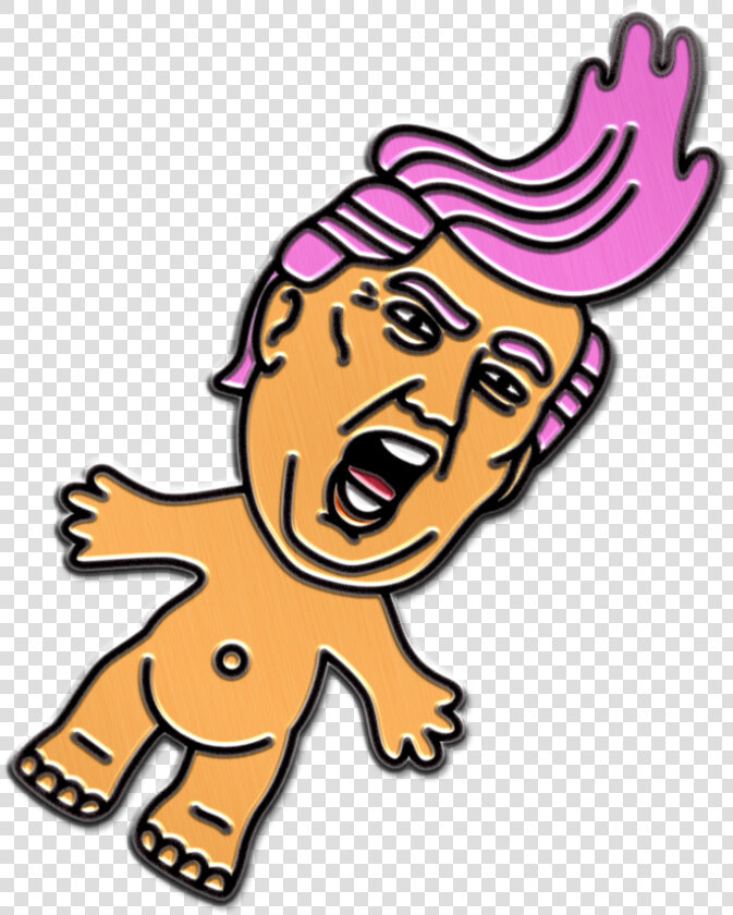 Troll Doll Trump Pin   Png Download   Sagmeister And Walsh Pins  Transparent PngTransparent PNG