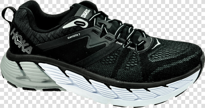 Hoka One One Gaviota 2 Black wrougth Iron  wide    Running Shoe  HD Png DownloadTransparent PNG