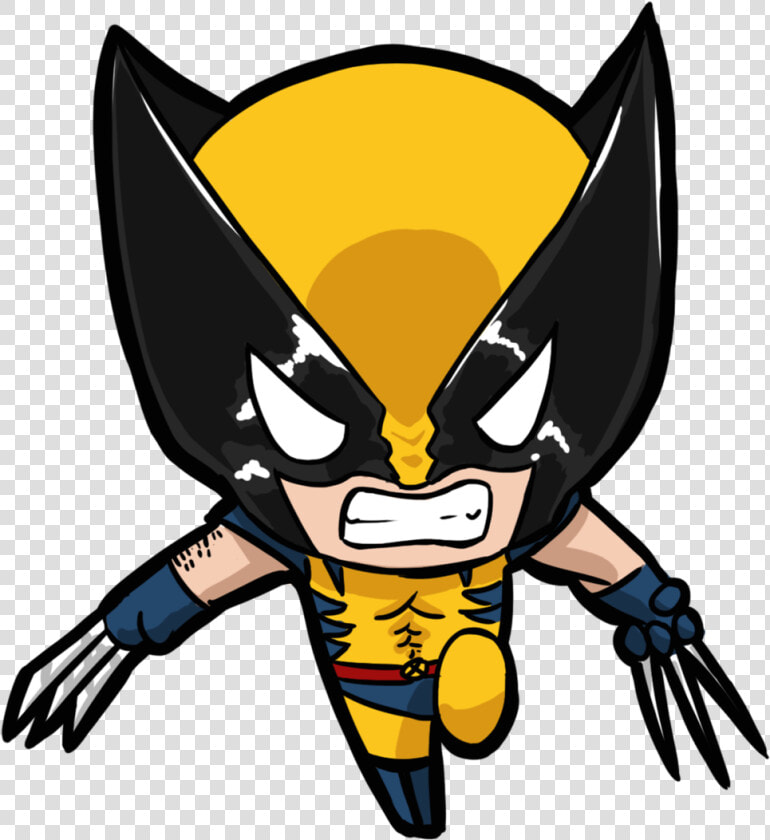 Wolverine Png   Chibi Wolverine Cartoon  Transparent PngTransparent PNG