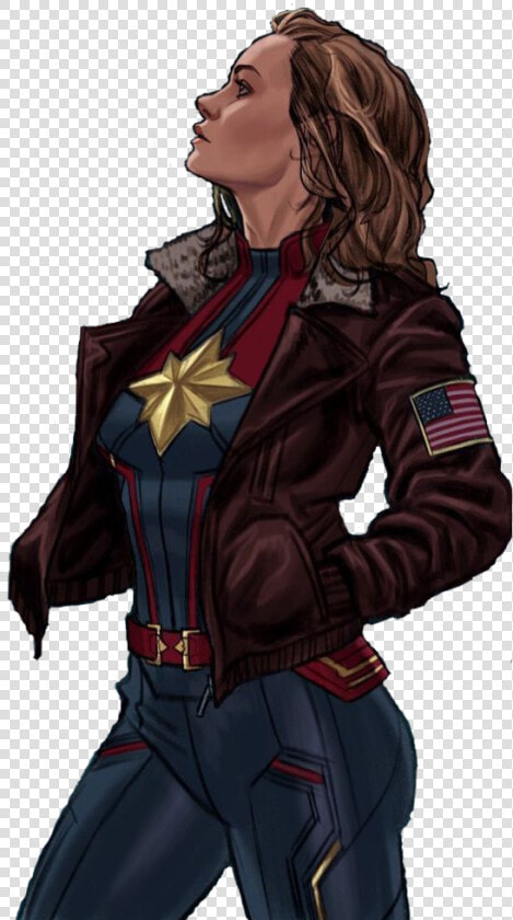 Captain Marvel  Captainmarvel  Carol Danvers  Caroldanvers    Captain Marvel Jacket Comics  HD Png DownloadTransparent PNG